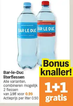 Albert Heijn Bar-le-Duc literflessen aanbieding