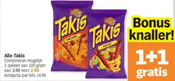 Albert Heijn Alle Takis aanbieding