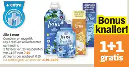 Albert Heijn Alle Lenor aanbieding