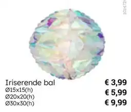 Multi bazar Iriserende bal aanbieding