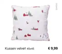 Multi bazar Kussen velvet aanbieding