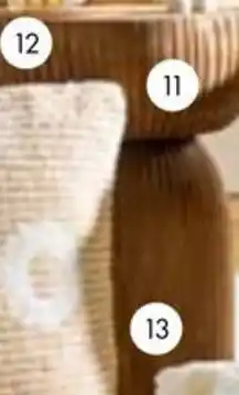 Multi bazar Bijzettafeltje paulownia aanbieding