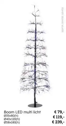 Multi bazar Boom LED multi licht aanbieding