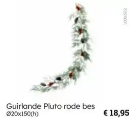 Multi bazar Guirlande Pluto rode bes aanbieding