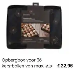 Multi bazar Opbergbox voor 36 kerstballen van max. Ø10 aanbieding