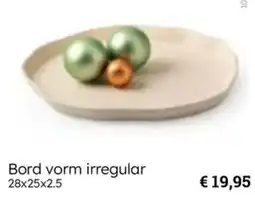 Multi bazar Bord vorm irregular aanbieding