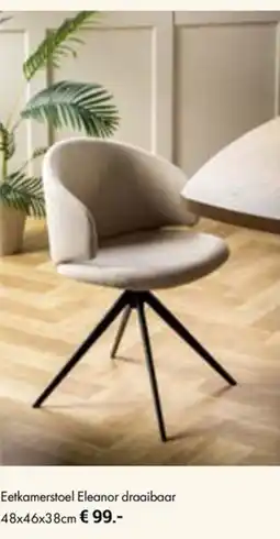Multi bazar Eetkamerstoel Eleanor draaibaar aanbieding