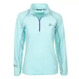 Decathlon Microfleece sweatshirt met halve rits voor meisjes Peak Mountain Gafine aanbieding