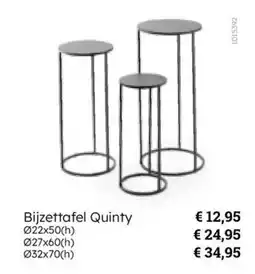 Multi bazar Bijzettafel Quinty aanbieding