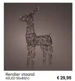 Multi bazar Rendier staand 45LED aanbieding