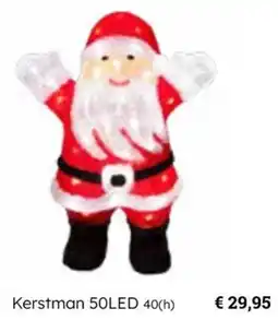 Multi bazar Kerstman 50LED aanbieding