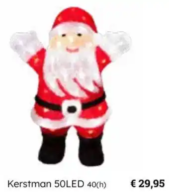Multi bazar Kerstman 50LED aanbieding