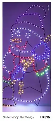 Multi bazar Sneeuwpop 326LED aanbieding
