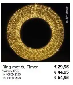 Multi bazar Ring met 6u Timer aanbieding