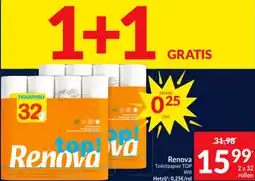 Intermarché Renova Toiletpapier TOP wit aanbieding