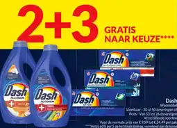 Intermarché Dash Wasmiddel vloeibaar of pods aanbieding
