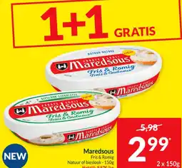 Intermarché Maredsous Fris & Romig Natuur of bieslook aanbieding