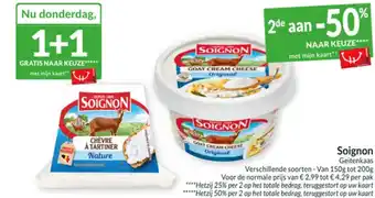 Intermarché Soignon Geitenkaas aanbieding