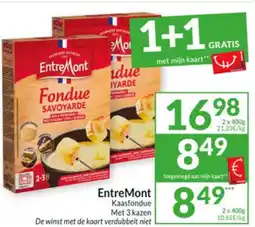Intermarché EntreMont Kaasfondue Met 3 kazen aanbieding