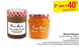 Intermarché Bonne Maman Confituur Intense of Smeerpasta aanbieding