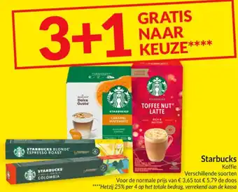 Intermarché Starbucks Koffie aanbieding