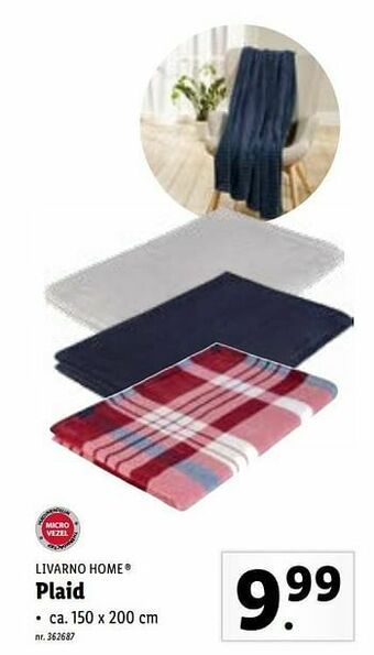 Lidl Plaid aanbieding