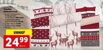 Lidl Flanellen dekbedovertrek aanbieding