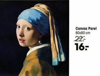 Kwantum Canvas parel aanbieding