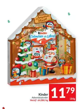 Intermarché Kinder Adventskalender aanbieding