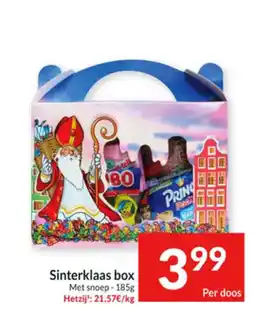 Intermarché Sinterklaas box Met snoep aanbieding