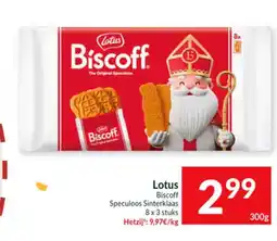 Intermarché Lotus Biscoff Speculoos Sinterklaas aanbieding