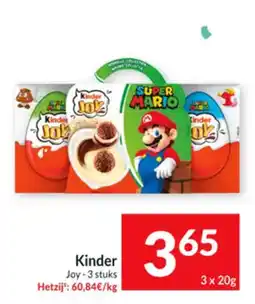 Intermarché Kinder joy aanbieding