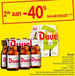 Intermarché Duvel aanbieding