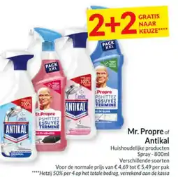 Intermarché Mr. Propre of Antikal Huishoudelijke producten Spray aanbieding