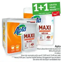 Intermarché Apta Maxi absorberende keukenrol aanbieding