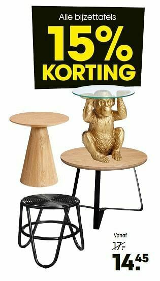 Kwantum Alle bijzettafels aanbieding