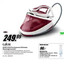 MediaMarkt Calor GV9711C0 Pro Express Ultimate Stoomgenerator aanbieding