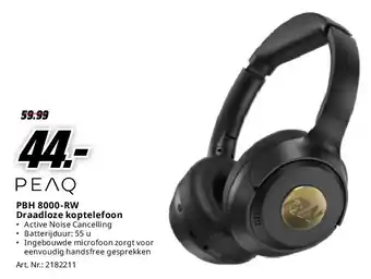 MediaMarkt Peaq PBH 8000-RW Draadloze koptelefoon aanbieding