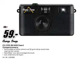 MediaMarkt CS-V105-BK-WW Zwart Compactcamera aanbieding