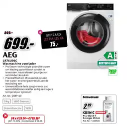 MediaMarkt AEG LR76U96C Wasmachine voorlader aanbieding