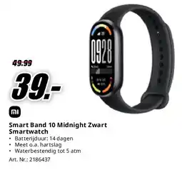 MediaMarkt Smart Band 10 Midnight Zwart Smartwatch aanbieding