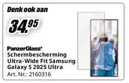 MediaMarkt Schermbescherming Ultra-Wide Fit Samsung Galaxy S 2025 Ultra aanbieding
