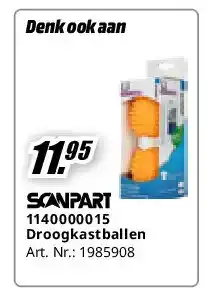 MediaMarkt 1140000015 Droogkastballen aanbieding