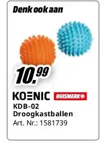 MediaMarkt KDB-02 Droogkastballen aanbieding