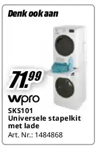 MediaMarkt SKS101 Universele stapelkit met lade aanbieding