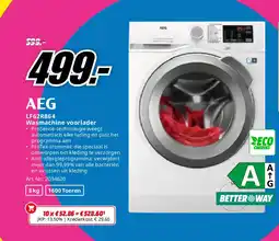 MediaMarkt AEG LF62R864 Wasmachine voorlader aanbieding