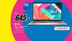 MediaMarkt msi Modern 15 F1MG-644BE Windows Laptop aanbieding