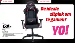 MediaMarkt Hogus Zwart Gamingstoel aanbieding