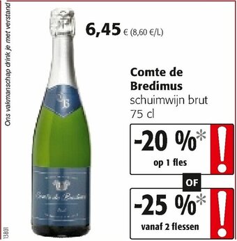 Colruyt Comte de Bredimus aanbieding