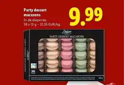 Lidl Party dessert macarons aanbieding